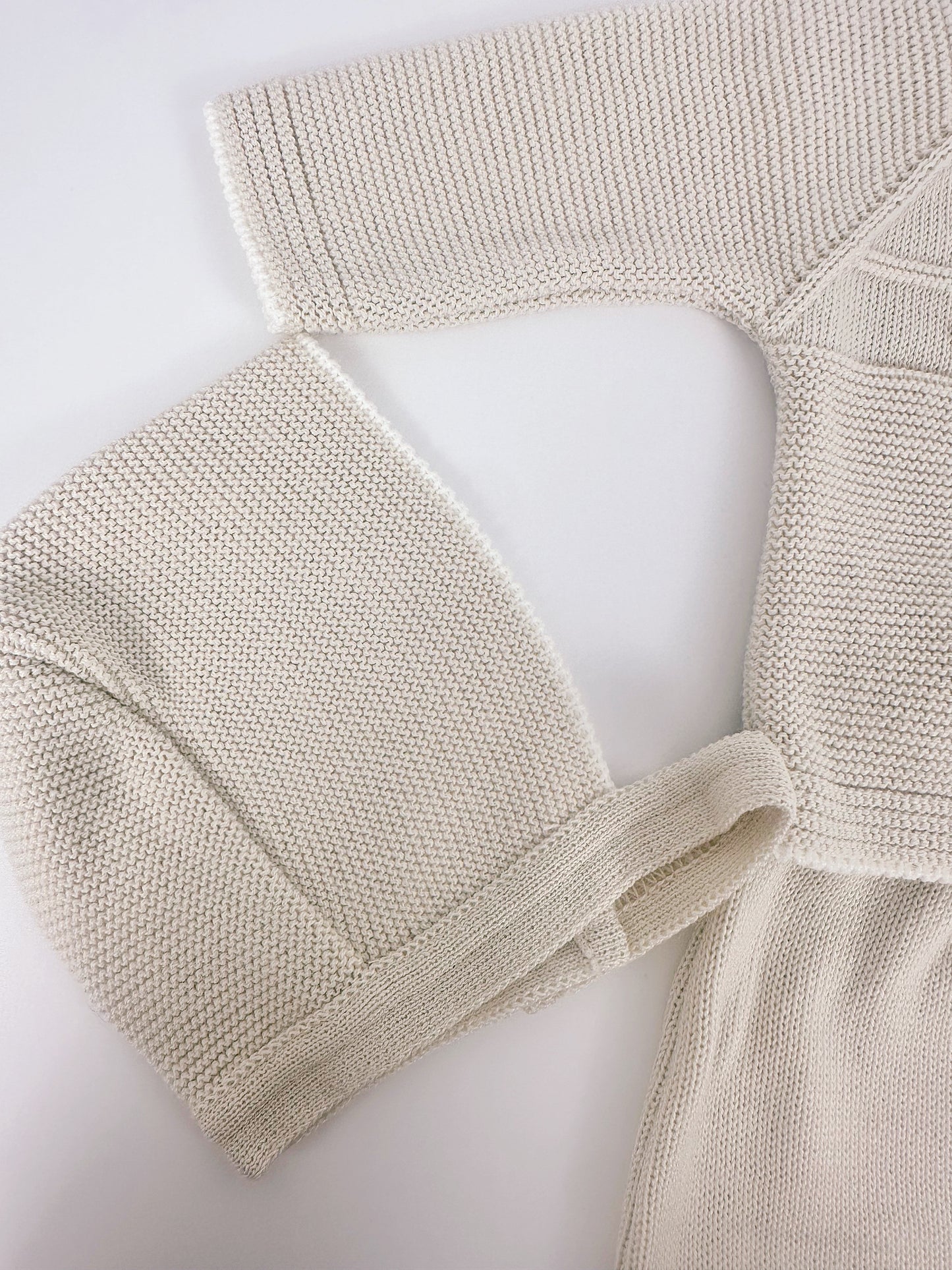 Set 3 piezas beige para recien nacido