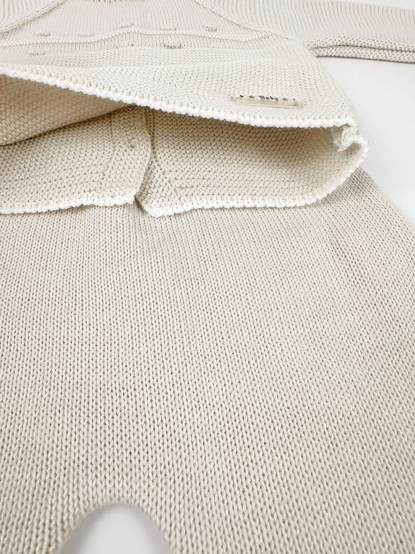 Set 3 piezas beige para recien nacido