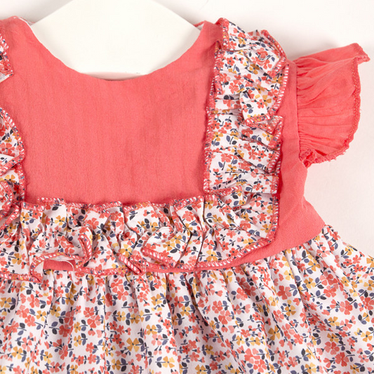 Vestido Melocotón Floral