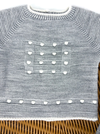 Set 3 piezas gris para recién nacido