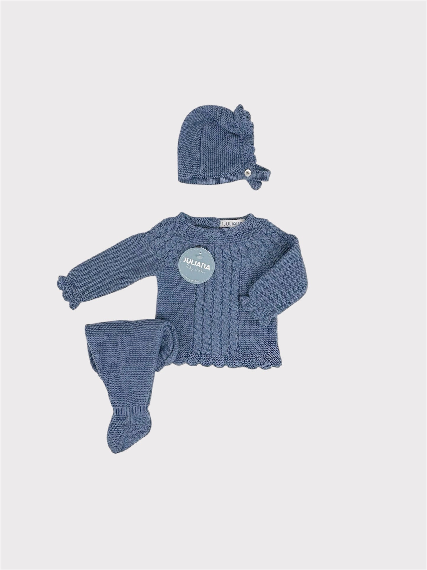 Set 3 piezas azul para recien nacido