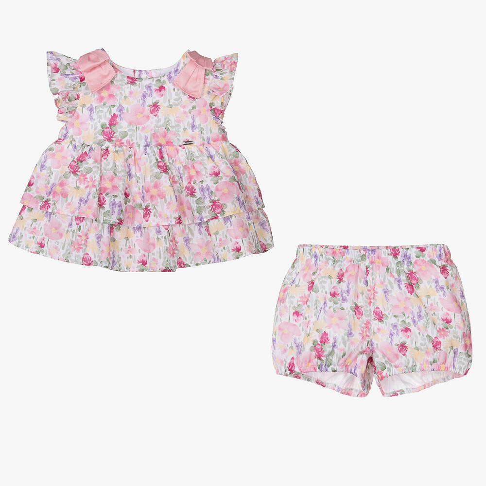 Conjunto 2 piezas floral