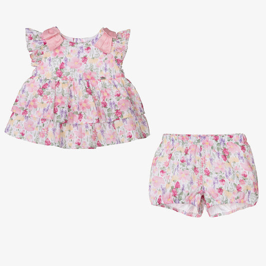 Conjunto 2 piezas floral