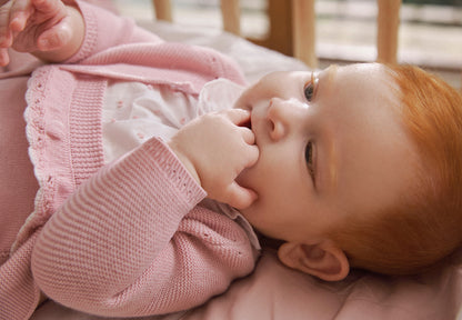 Rebeca tricot botones